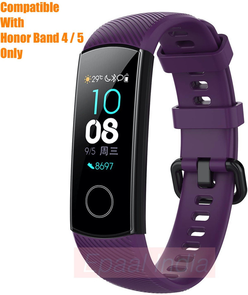 Epaal Silicone Strap for Honor Band 5 Honor Band 4 Purple
