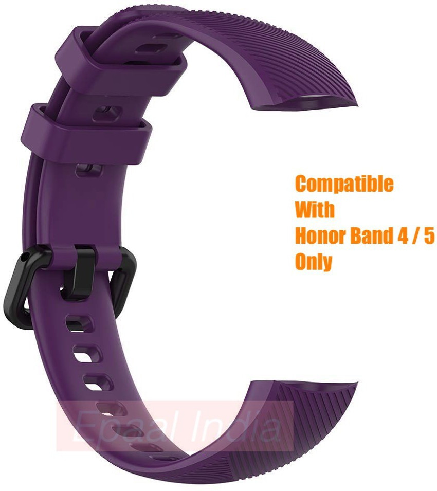 Epaal Silicone Strap for Honor Band 5 Honor Band 4 Purple