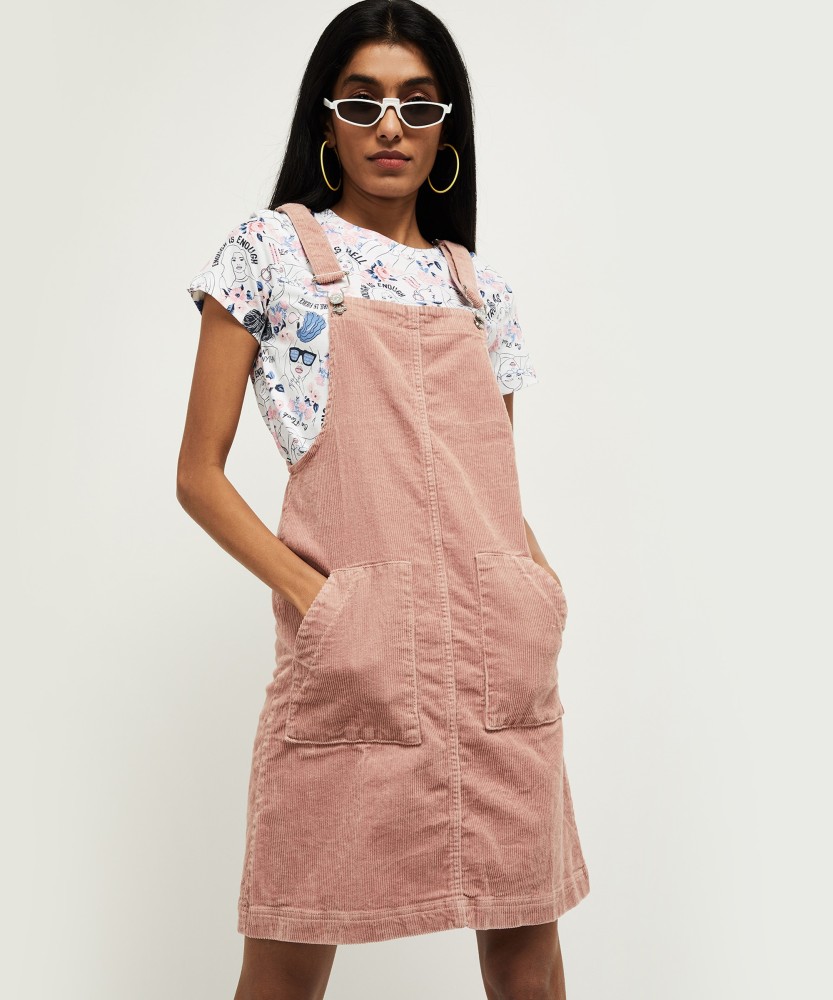 MAX Women Pink Dungaree - Buy MAX Women Pink Dungaree Online at Best Prices  in India