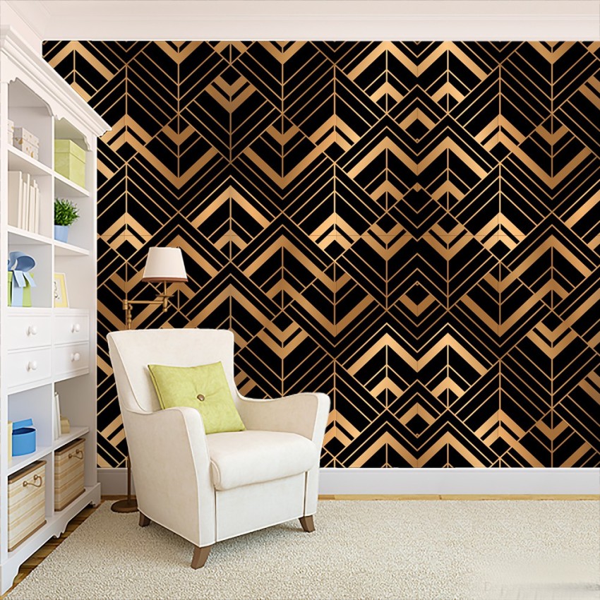 Background Pattern Geometric Wallpaper Texture Black And Gold Colors Sample  Template Monochrome Perfect For Fabrics Covers Patterns Posters Interior  Designs Or Wallpapers Vector Background Stock Illustration  Download Image  Now  iStock