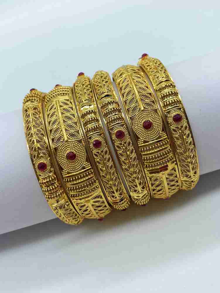 SHRINATHJI IMITATION Brass Gold plated Bangle Price in India Buy