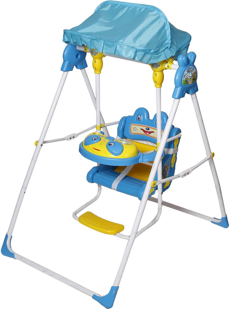 DIVI DIVINE Baby Garden Swing Jhula for Kids with Lights and Music Indoor Outdoor Blue Swings Buy Baby Care Products in India Flipkart