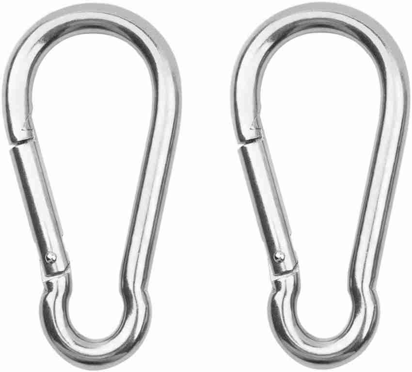 Fitness Guru Stainless Steel Spring Snap Hook Carabiner Locking