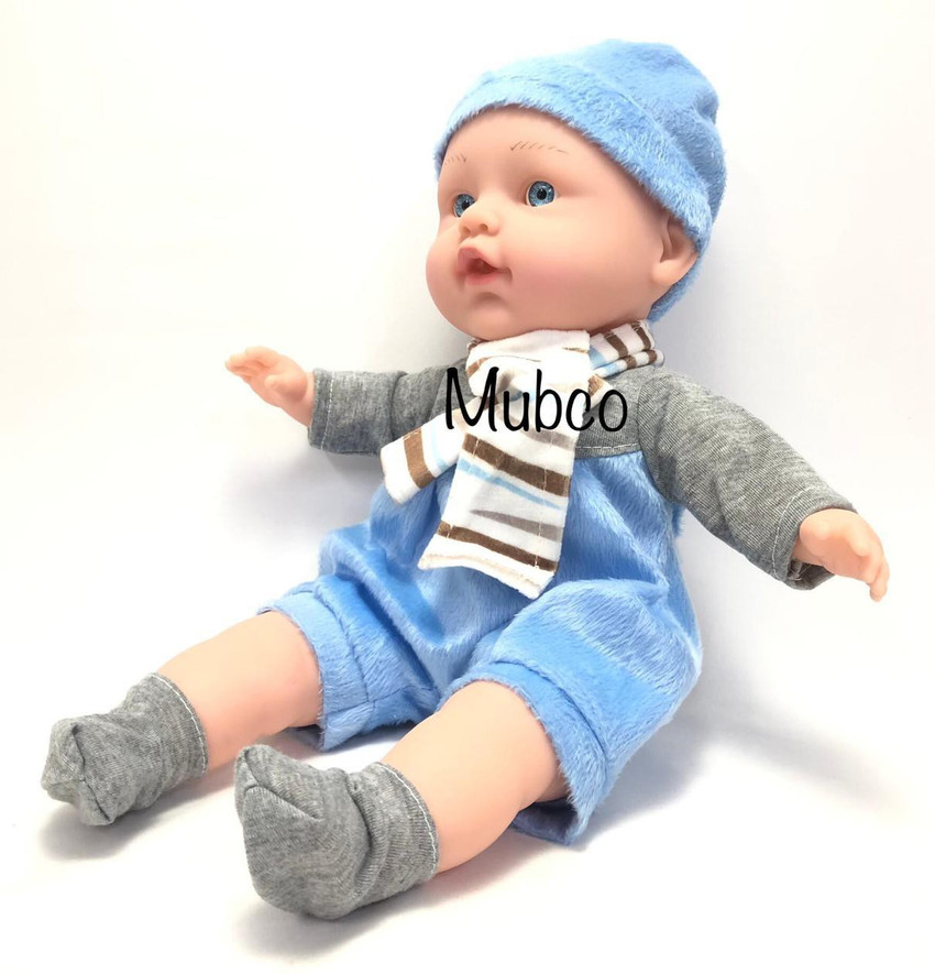 Mubco Cute Little Newborn Baby May May Boy Fashion Doll with Music