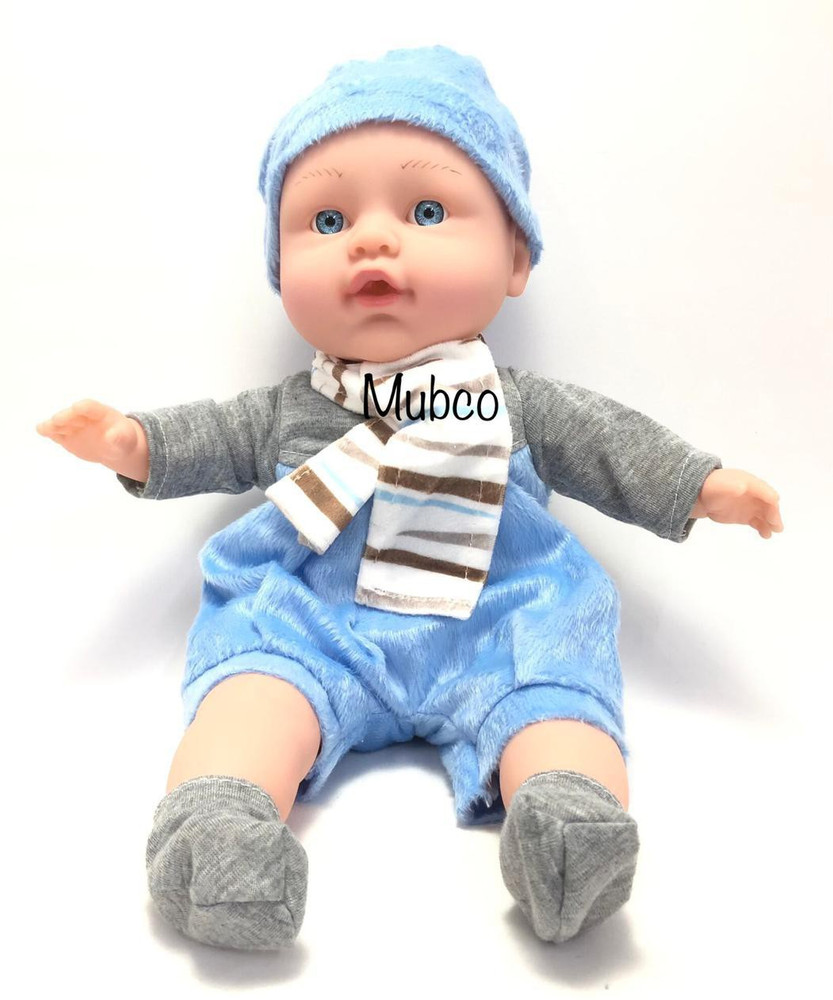 Mubco Cute Little Newborn Baby May May Boy Fashion Doll with Music
