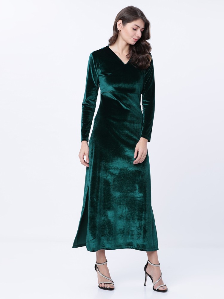 Flipkart shop velvet dresses