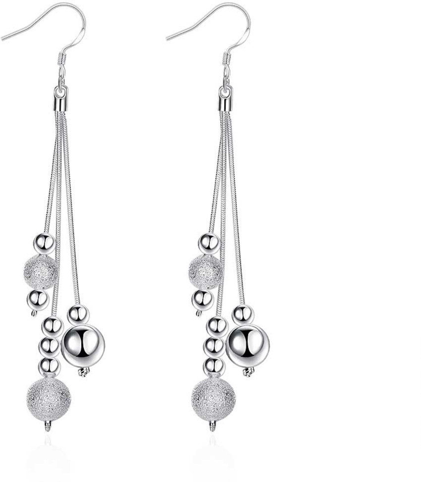Silver cheap earrings flipkart