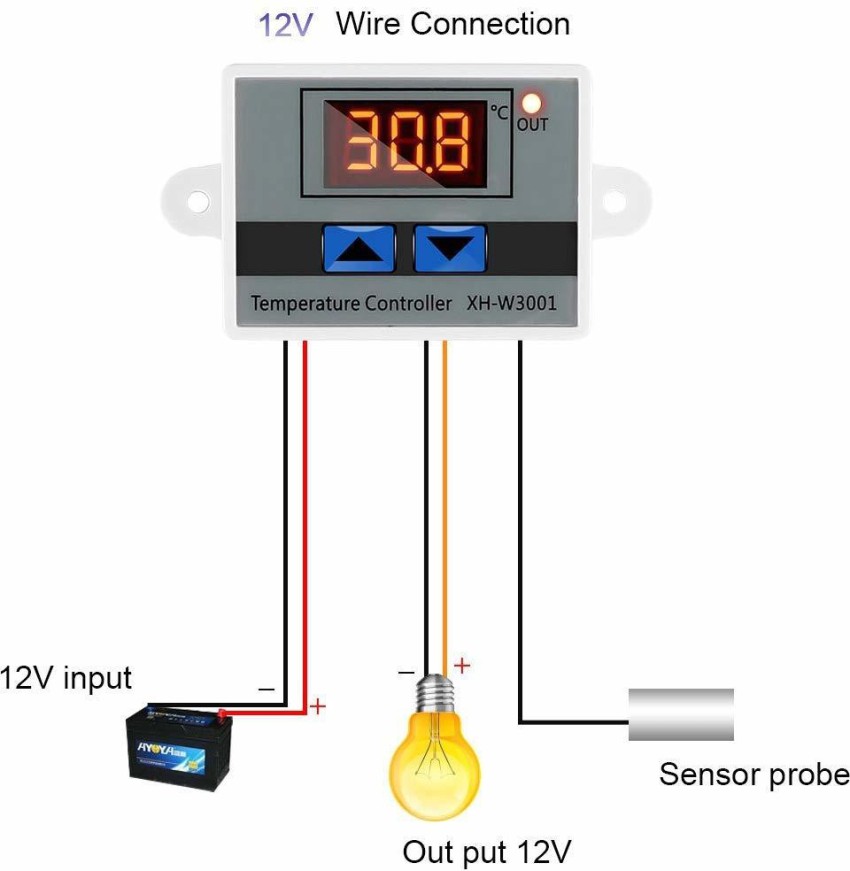 XH W3001 W3001 Temperature Controller Digital LED AC 220V