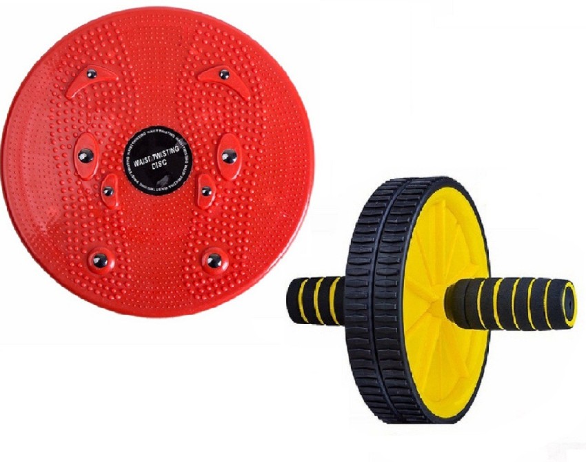 SIDHMART Tummy Twister & Ab Wheel Roller Combo Abdominal Weight