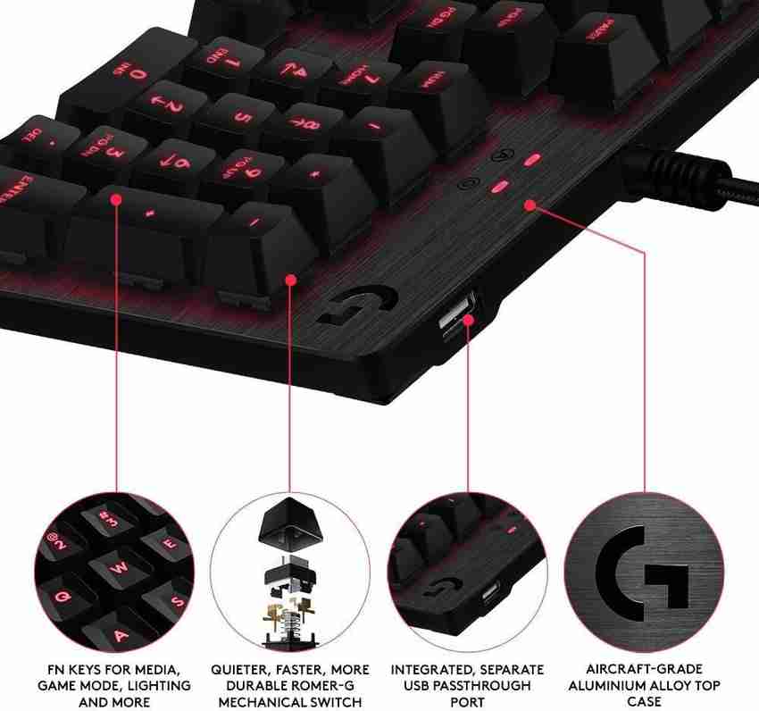 Teclado gamer hot sale logitech g413