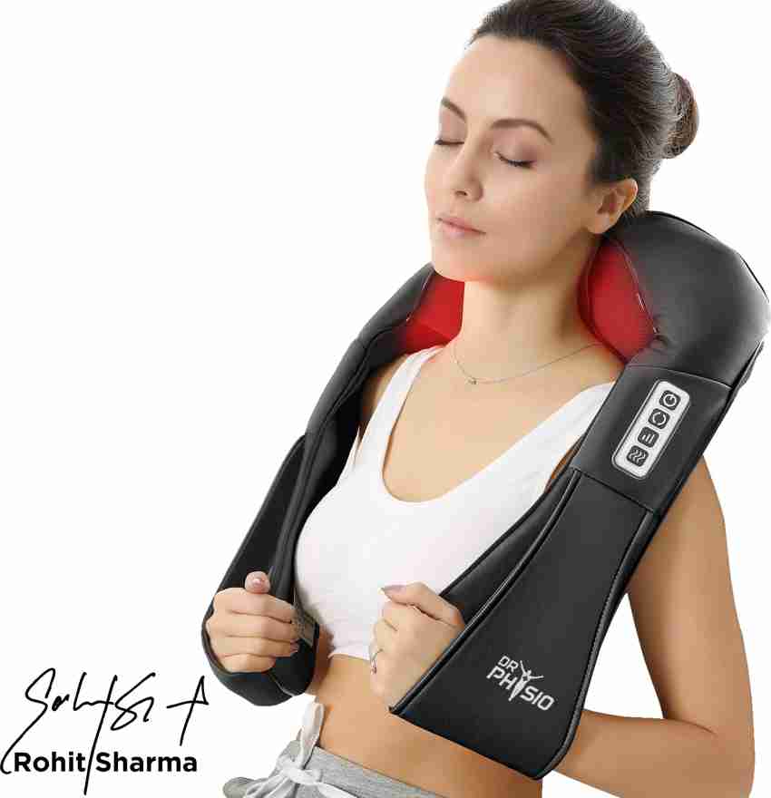 C01 Graphene Heated Neck Warmer Heating Vibration Neck Massager Black 