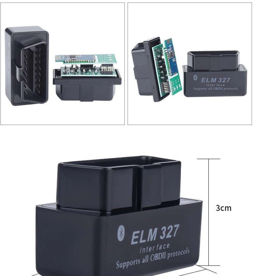 Xsentuals ELM327 Bluetooth V2.1 V1.5 Interface OBD2/OBD II Auto