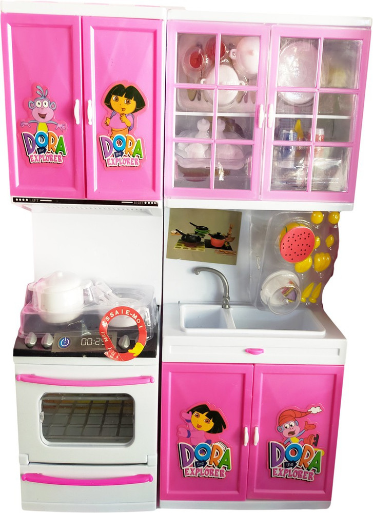 Kids Paradise Dora The Explorer Modern Comfort Kitchen Set Dora