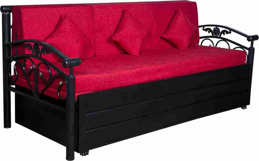 M R Steel furniture 3 Seater Single Metal Pull Out Sofa Cum Bed Price in India Buy M R Steel furniture 3 Seater Single Metal Pull Out Sofa Cum Bed online at Flipkart