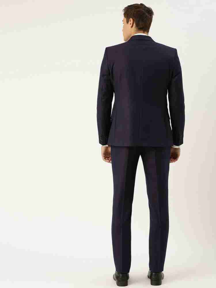 PARX Blazer & Trouser Set Self Design Men Suit - Buy PARX Blazer & Trouser  Set Self Design Men Suit Online at Best Prices in India