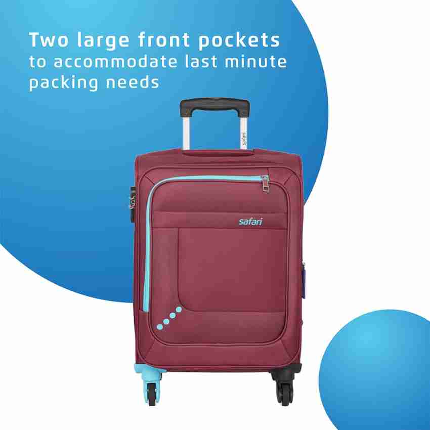 SAFARI STAR 55 65 4W Expandable Cabin Check in Set 4 Wheels 26 inch RED Price in India Flipkart