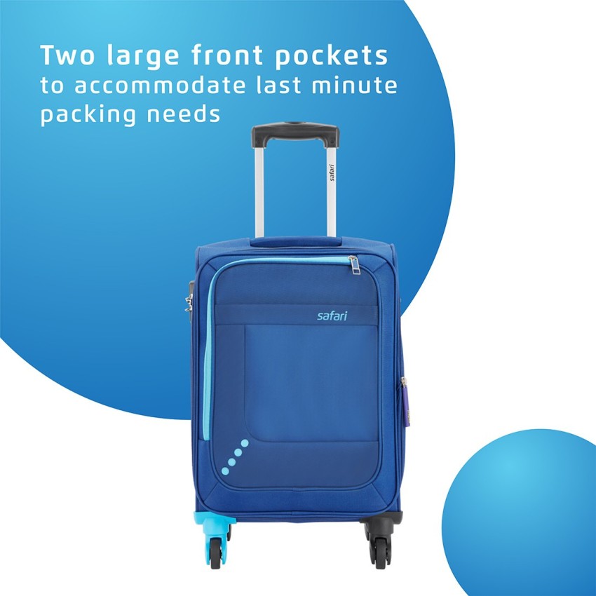 SAFARI STAR 65 4W Expandable Check in Suitcase 4 Wheels 26 inch BLUE Price in India Flipkart