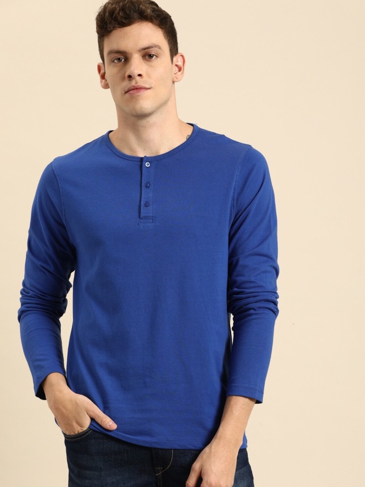Henley shirt, Dark blue