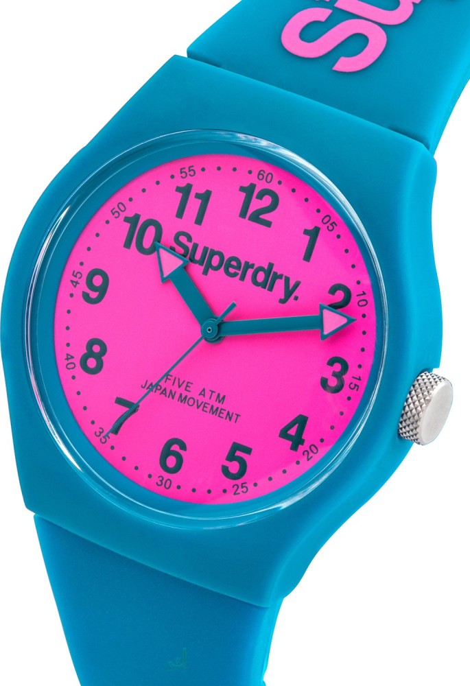 Montre best sale superdry bleu