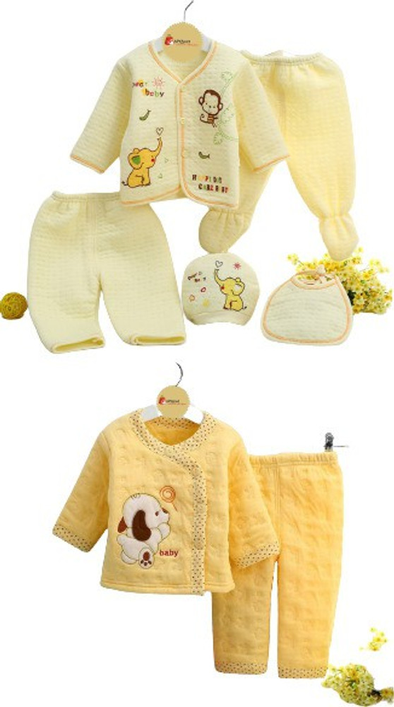 Baby boy clothes yellow 2025