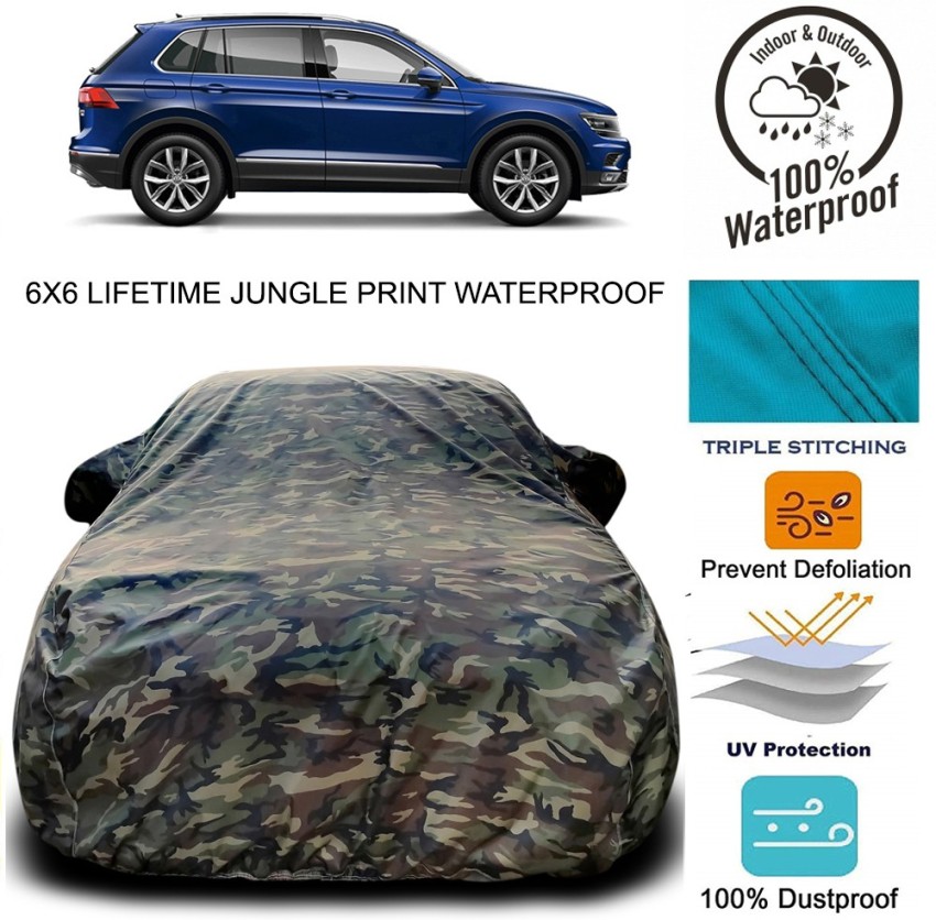 NUMBOR ONE Car Cover For Volkswagen Tiguan (With Mirror Pockets