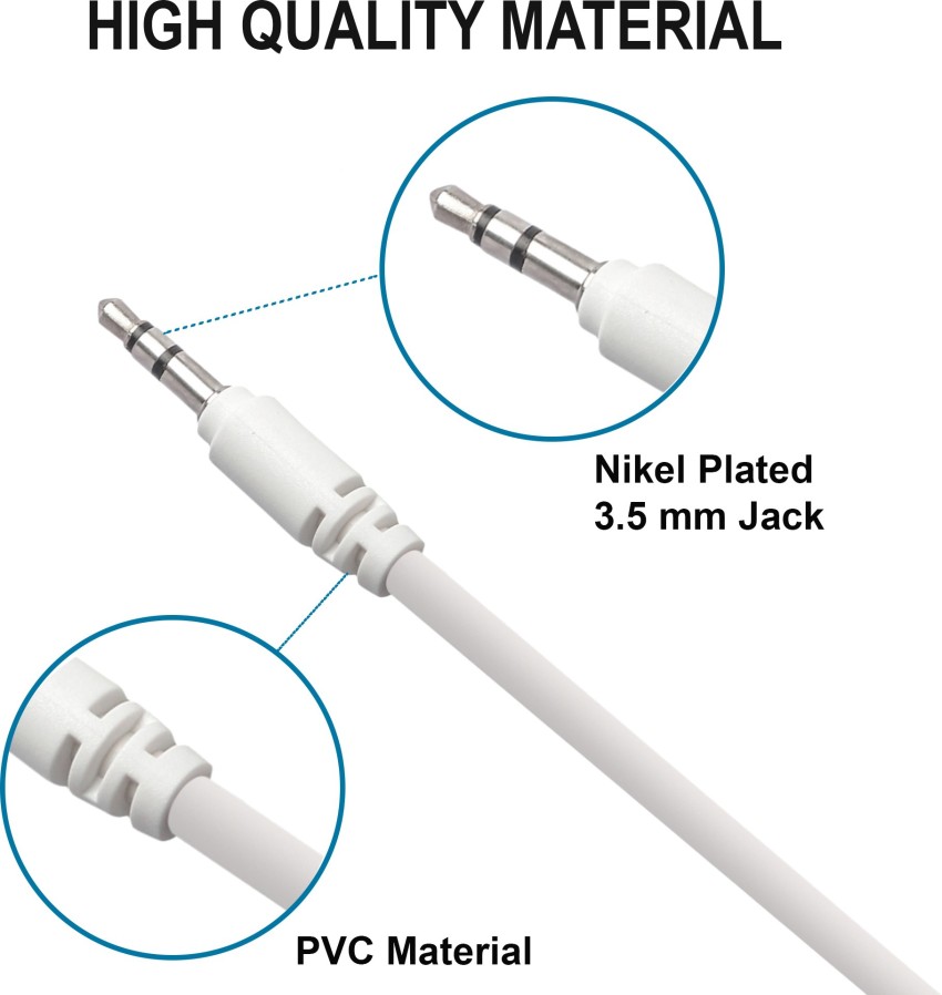 High Qaunlity 3.5mm Female to Male 3 in 1 Audio Cable Aux Adapter