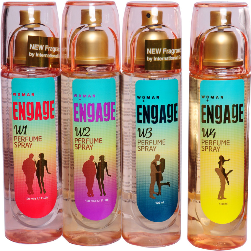 Engage W1 W2 W3 W4 Perfume Body Spray For Women Price in India