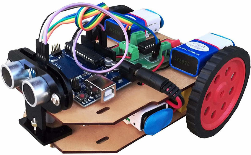 Obstacle avoidance sales with ultrasonic sensors