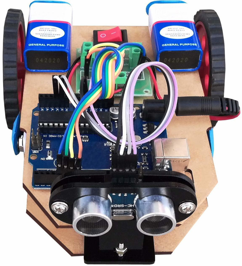 Ultrasonic obstacle avoiding robot sales