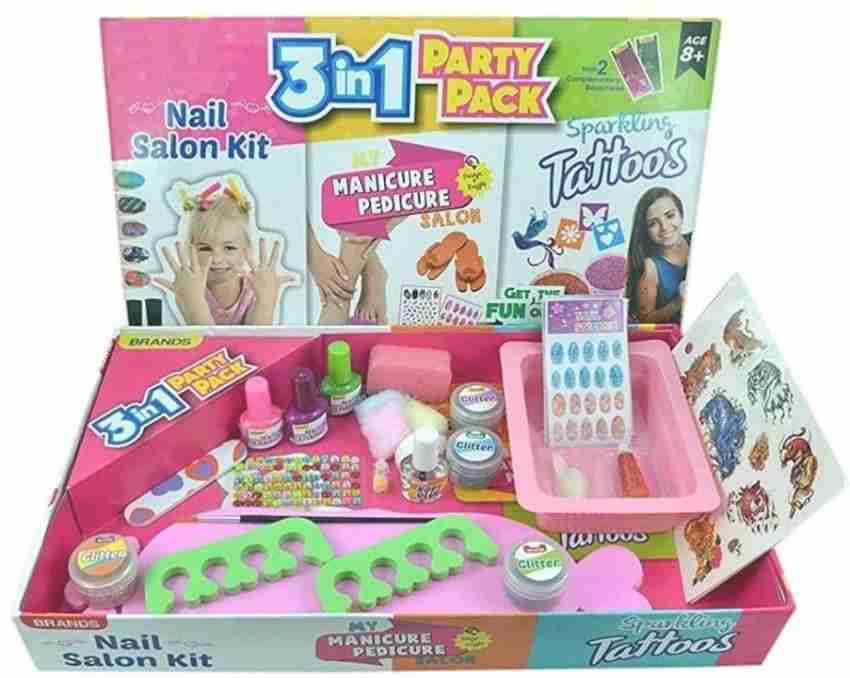 Ladila Nail Art Kit Nail Salon Kit Pretend Play Makeup Game for Girls Best  Birthday Gift for Girls - Price in India, Buy Ladila Nail Art Kit Nail  Salon Kit Pretend Play