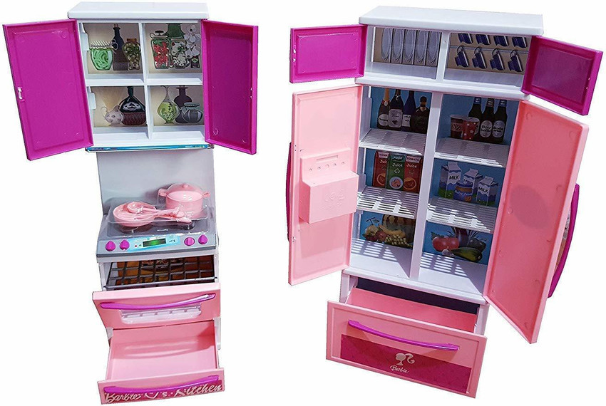 Barbie vogue kitchen shop set