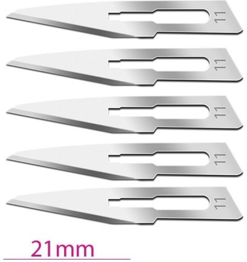 WOWSOME 100 Pcs Interchangeable Sharp Surgical Blades Surgical