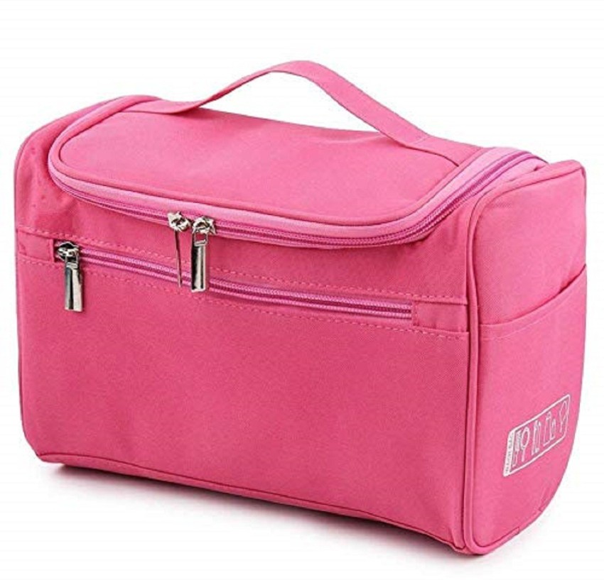Handcuffs Cosmetic Bags Makeup Cases Multifunctional Travel Make Up  Organizer Toiletry Bag (Lady Pink)