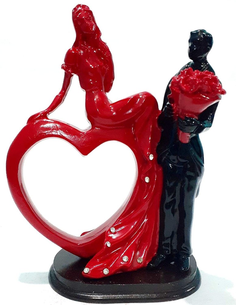 Polyresin Multicolor Resin Couple Gift Statue Showpiece For Interior  Decor Size L 185 Cm W 95 Cm H 32 Cm