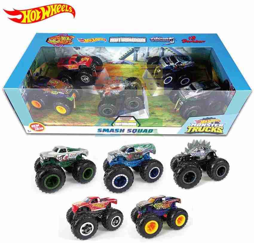 Hot Wheels Monster Trucks Hot Wheels 4 Vs Hot Wheels 1 - Mattel Toy Mania -  Loja ToyMania