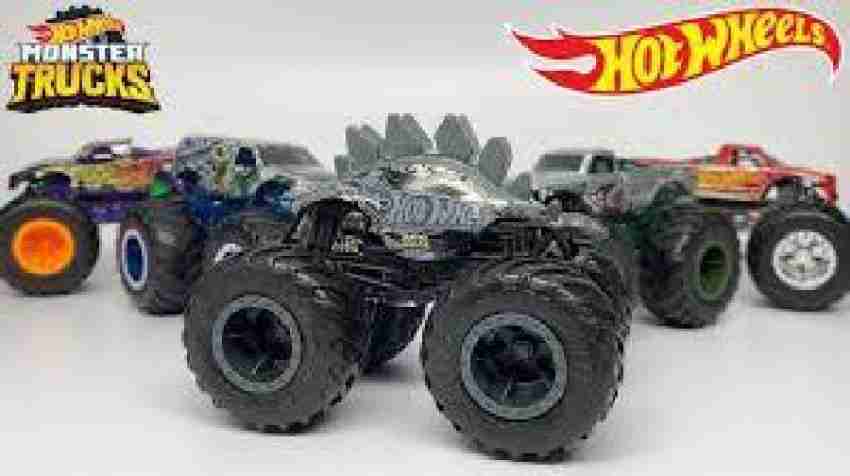 Hot Wheels Monster Trucks Hot Wheels 4 Vs Hot Wheels 1 - Mattel Toy Mania -  Loja ToyMania