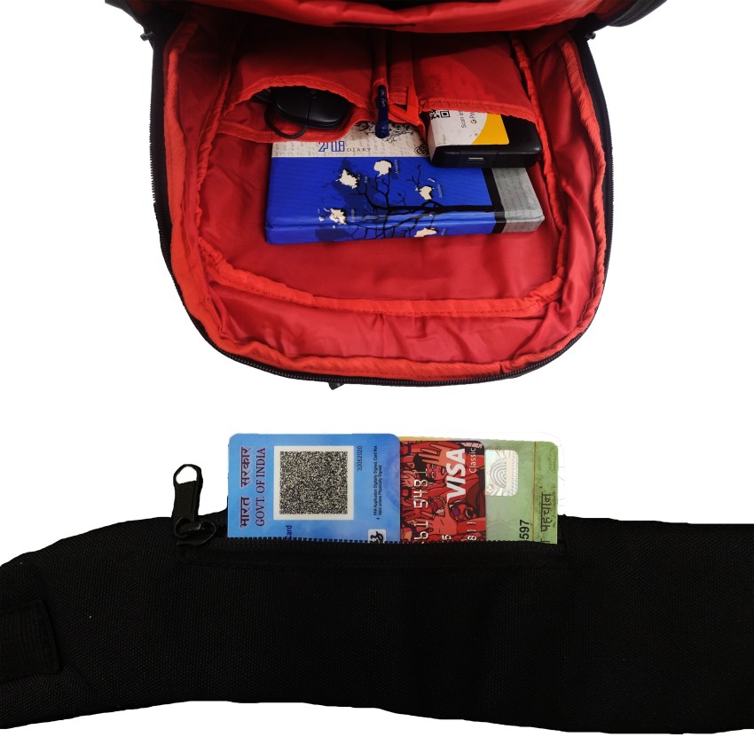 VERIFYDEALS Genuine Laptop Bag with 6 Secret Pocket 15 L Laptop Backpack  Black - Price in India