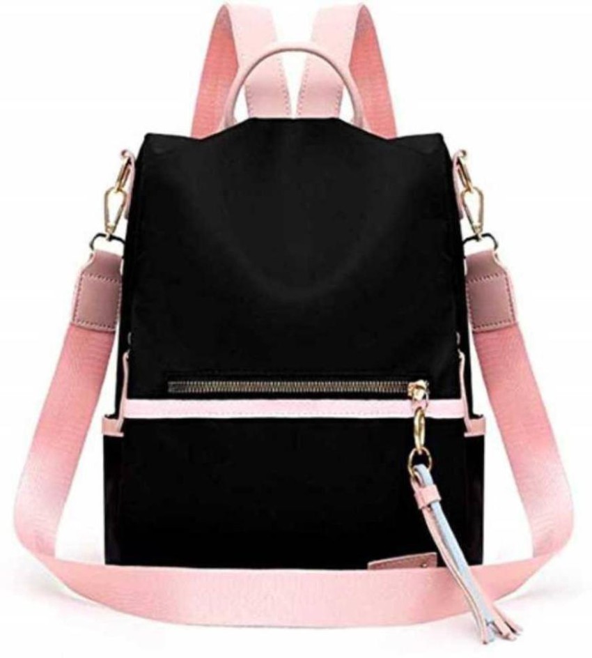 JAISOM Stylish Woman And Girls School College bag 10 L Backpack (Black)