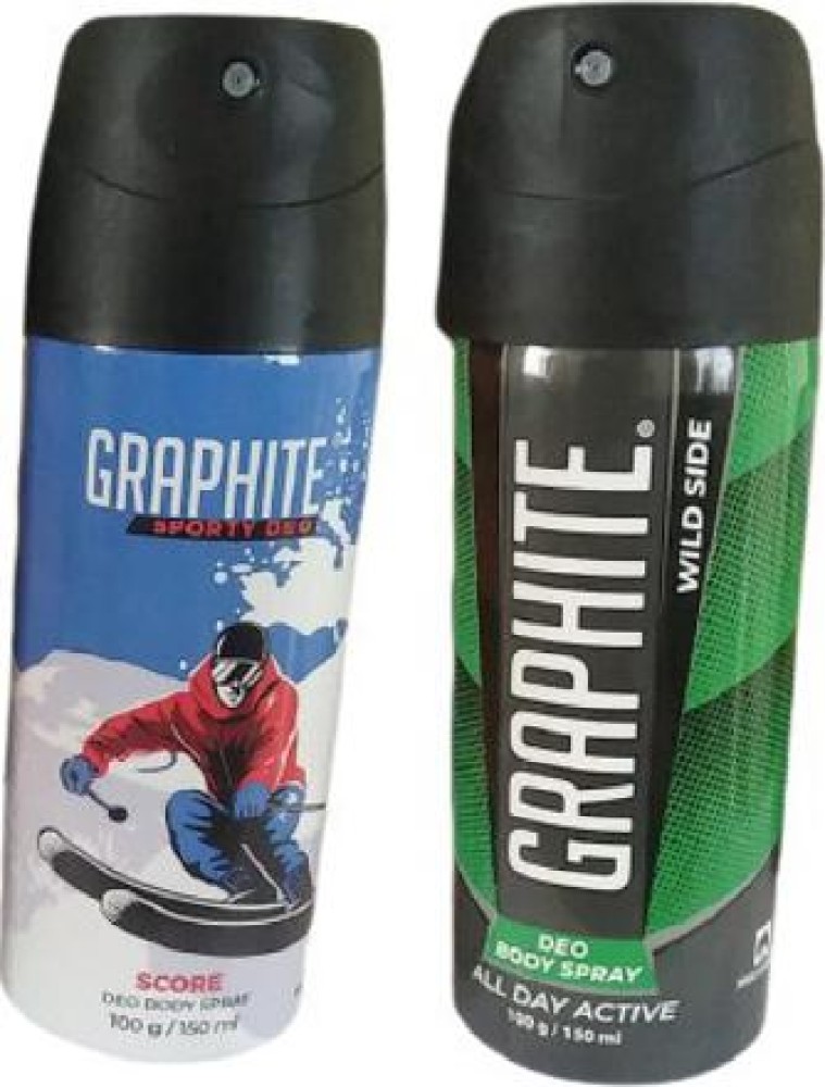 GRAPHITE SCORE AND WILD SIDE PACK OF 2 Body Spray - For Men & Women - Price  in India, Buy GRAPHITE SCORE AND WILD SIDE PACK OF 2 Body Spray - For