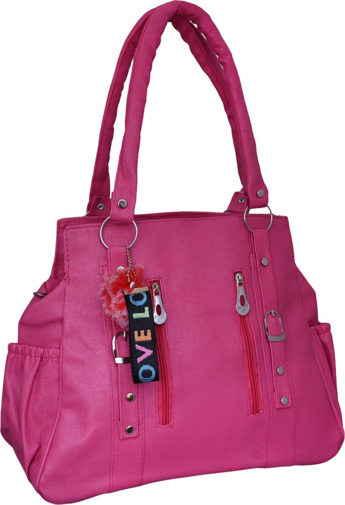 Pink clearance shoulder purse