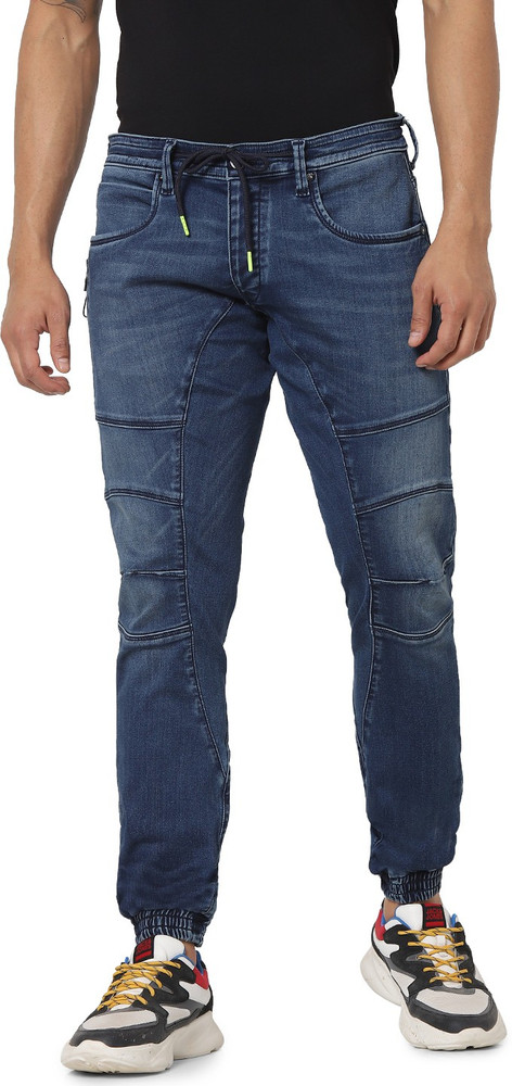 JACK \u0026 JONES Jogger Fit Men Dark Blue Jeans - Buy JACK \u0026 JONES Jogger Fit  Men Dark Blue Jeans Online at Best Prices in India | Flipkart.com