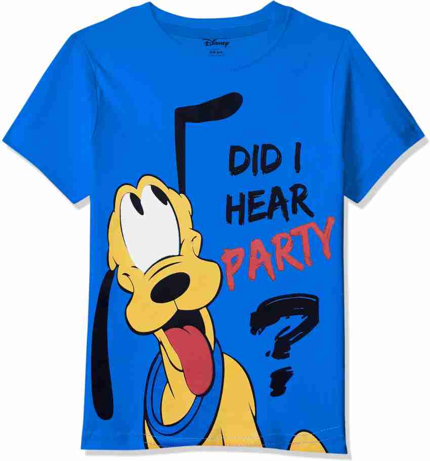 DISNEY BY MISS & CHIEF Boys Printed Cotton Blend T Shirt -  Round Neck