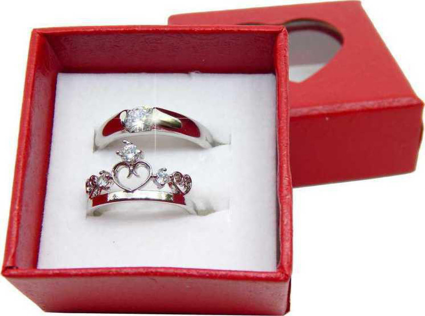 Couples silver ring in flipkart sales