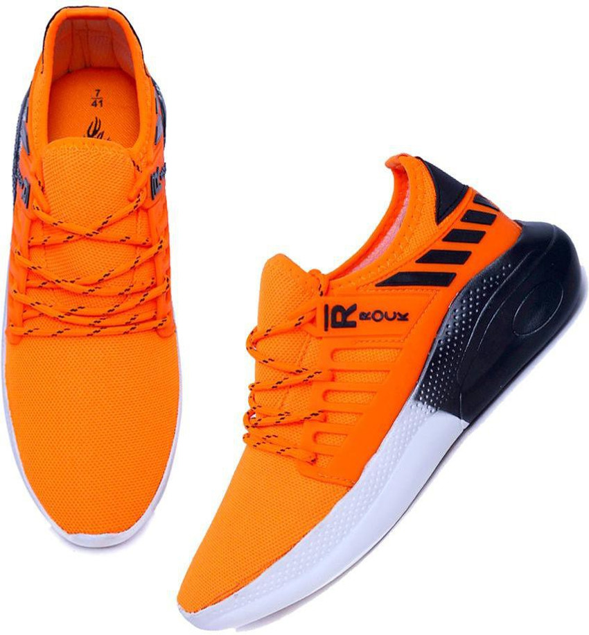 Sports shoes discount orange colour