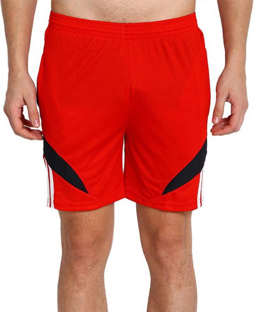 Red designer shorts on sale
