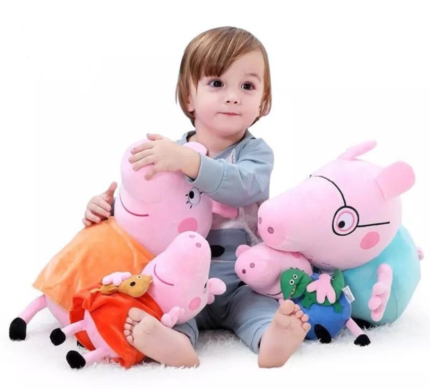 Peppa pig family plush deals