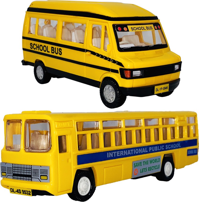 Giftary Pack Of 2 Small Size Made From Plastic Miniature School