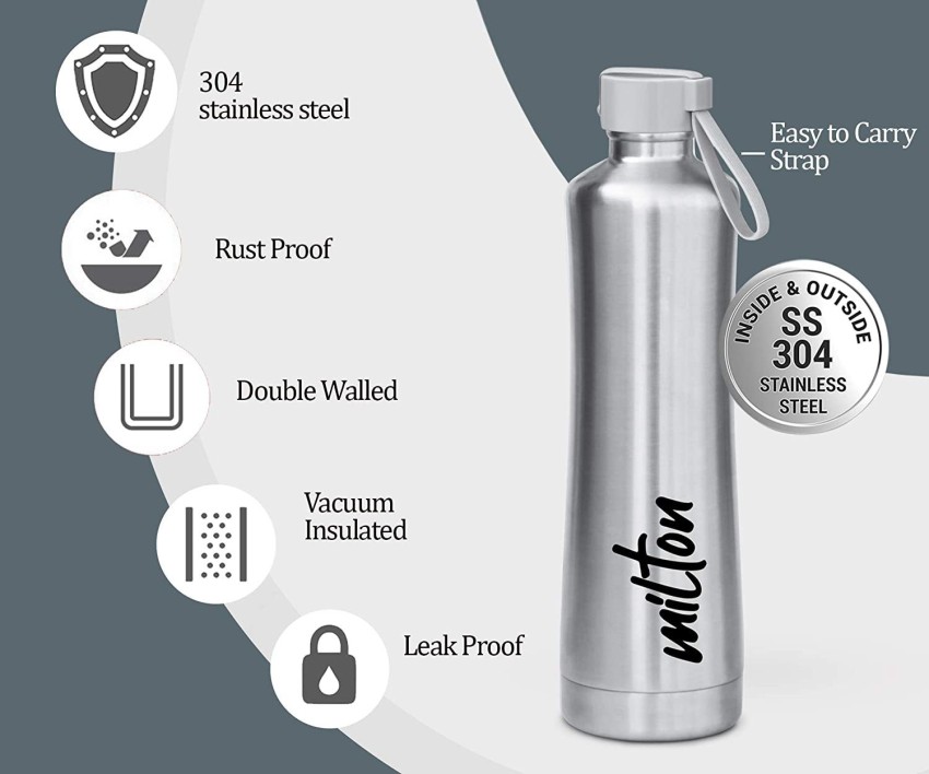 Milton 750ML Water Bottle Made Of Stainless Steel (Light Weight