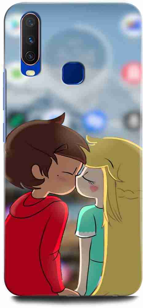 ORBIQE Back Cover for Vivo Y17 1902 ANIME COUPLE LOVE TOGETHER COUPLE KISS ANIME LOVE ORBIQE Flipkart