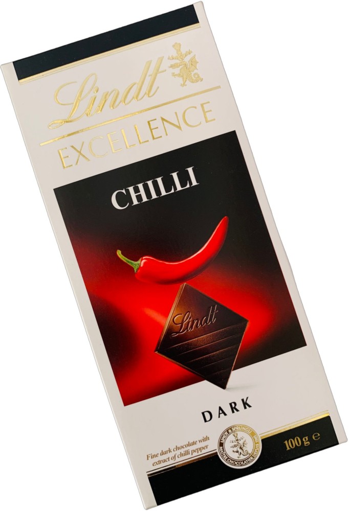 Lindt Excellence Dark Chocolate Chili Bar
